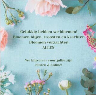 Gelukkig verkopen wij bloemen, kerstbloemen, kerstboeketten, rode tulpen en witte tulpen en meer. #renate #bloembindkunst # ambachtelijk # bloemist #trotsopmijnvak #wijbezorgenook #fleurop #online #webshop #www.Bloembindkunst.nl